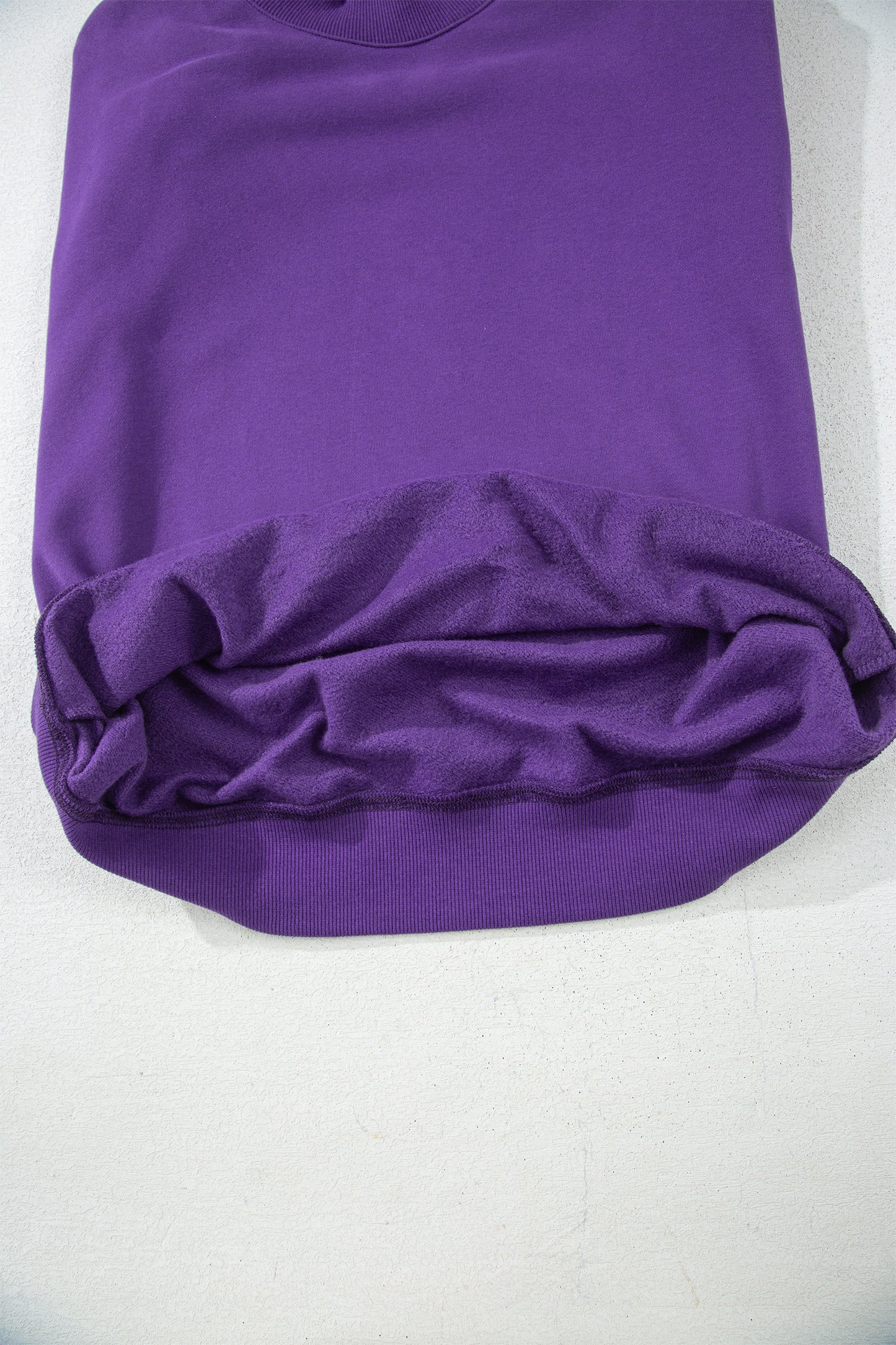 Gray Solid Color Oversized Mock Neck Sweatshirt