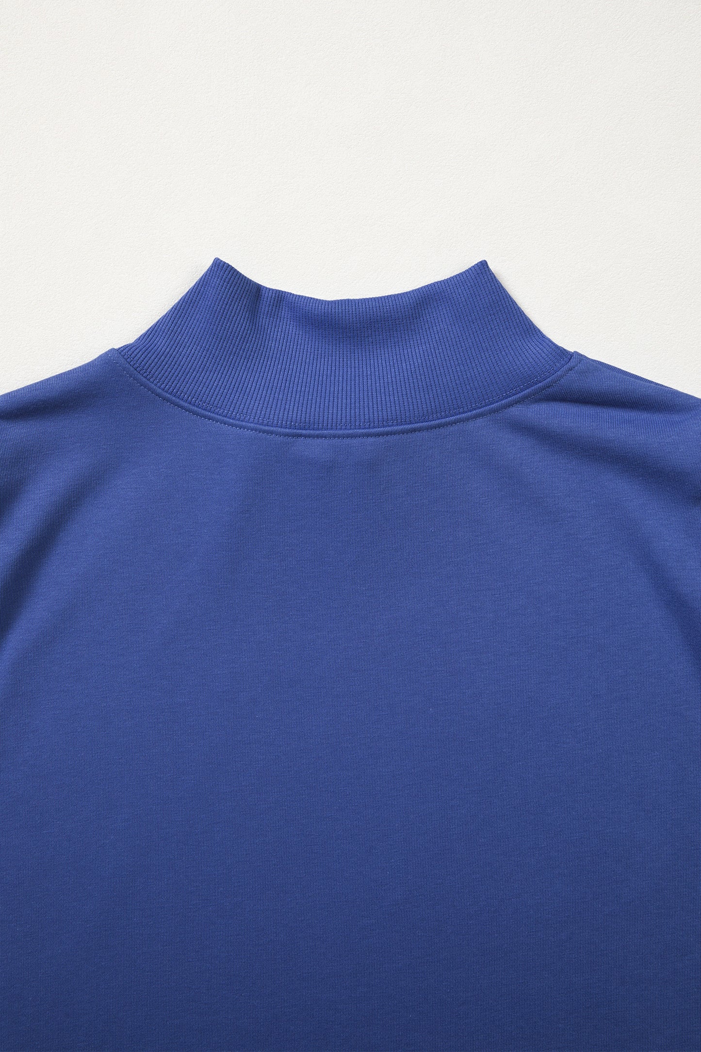 Light Grey Solid Color High Neck Cap Sleeve Loose Top